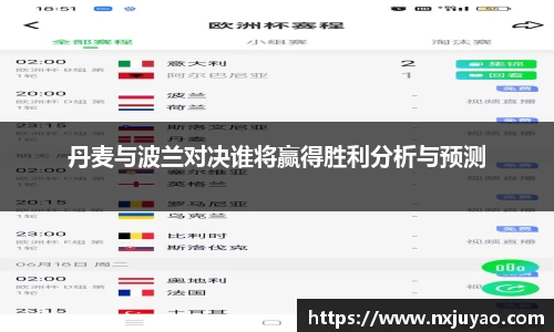 丹麦与波兰对决谁将赢得胜利分析与预测